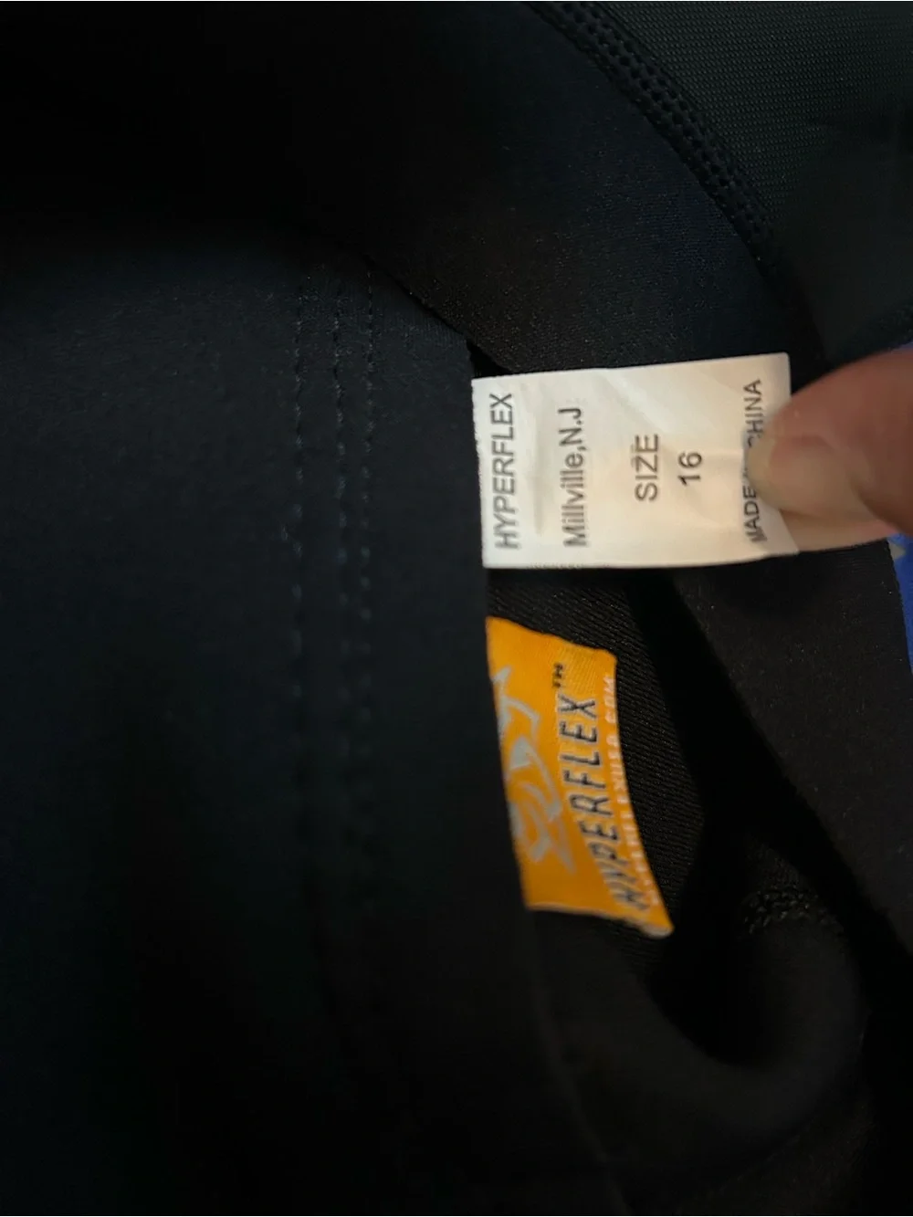 Hyperflex Wetsuits Junior's Access Series 2.5mm Spring Suit Black/Blue 16 NWOT
